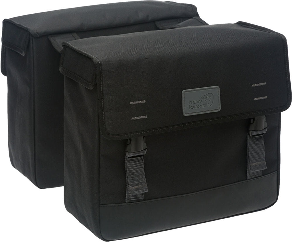 Dubbele-Fietstas-New-Looxs-Origin-Zwart-39-Liter Dubbele-Fietstas-New-Looxs-Origin-Zwart-39-Liter